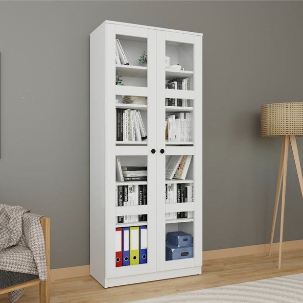 Vitrína Luckiny V (biela)