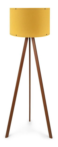 Stojanová lampa Comporollo 1 (žltá + hnedá)