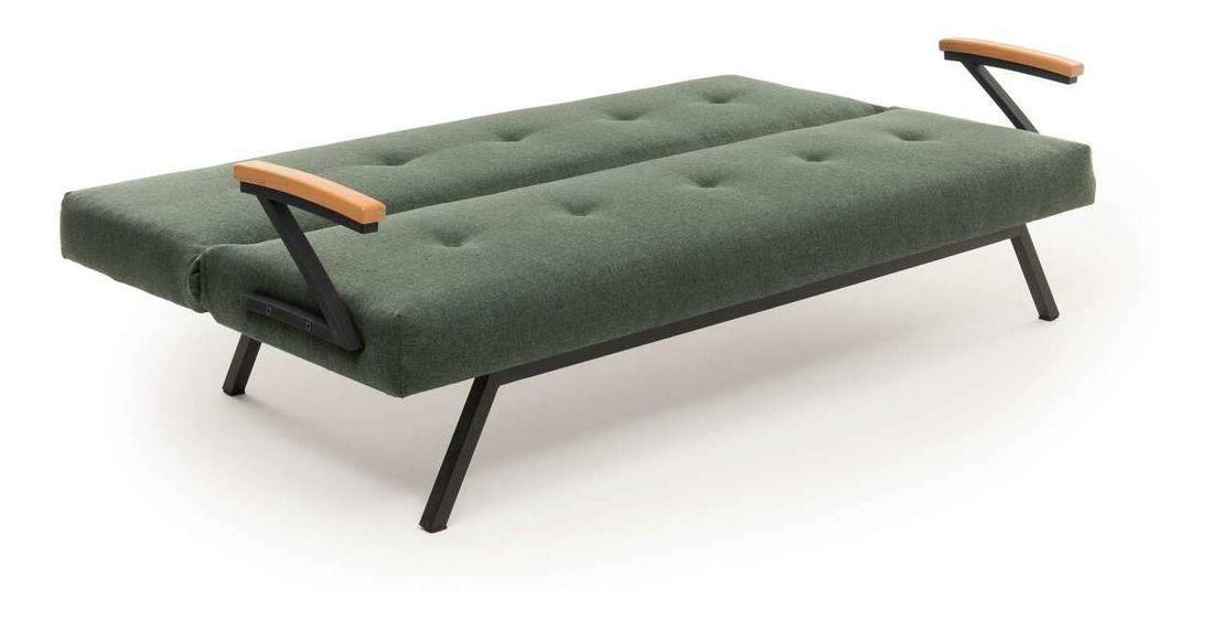 Rozkladacia pohovka Zvia (zelená)