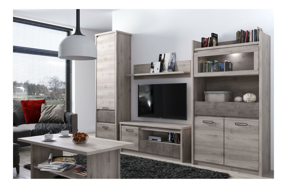 Vitrină Japon (castan nairobi + onyx) 