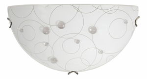 Iluminat de perete Jolly 1960 (motiv alb+ crom)