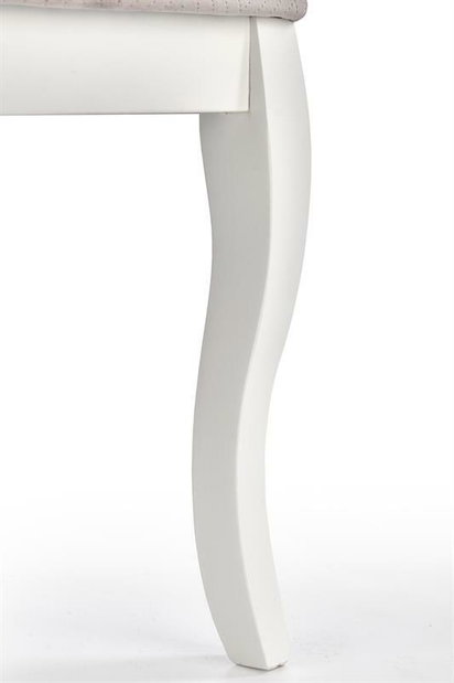 Blagovaonska stolica Velly (bijela + siva)