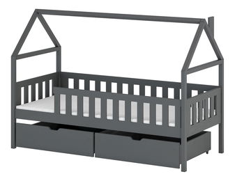 Dječji krevet 80 x 160 cm Donna (s podnicom) (grafit)