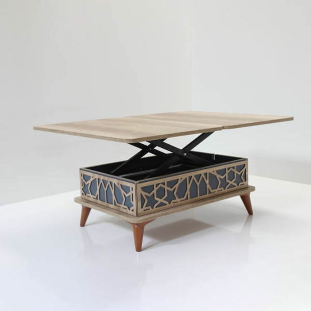 Konferenčný stolík Otta (alaska + modrá)