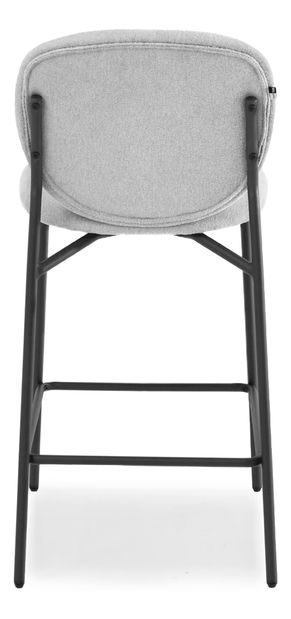 Barová stolička Aurelese (sivá + čierna)