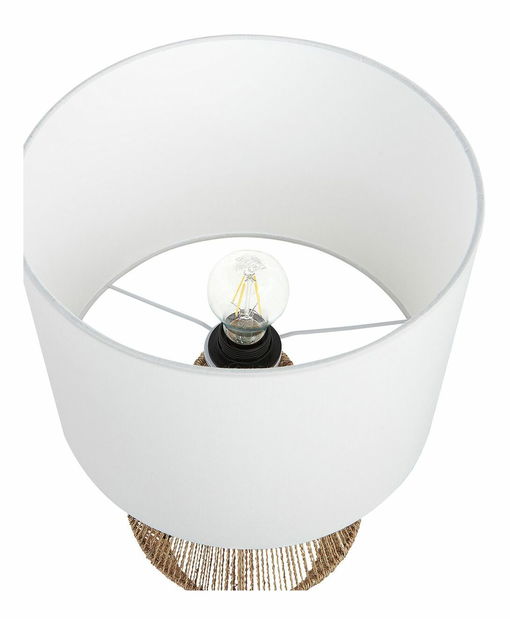 Stolná lampa Malza (prírodná)