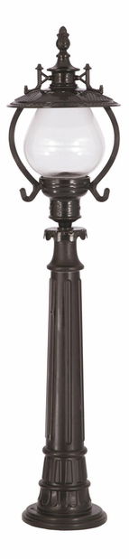 Vonkajšie podlahové svietidlo Sunil (čierna)