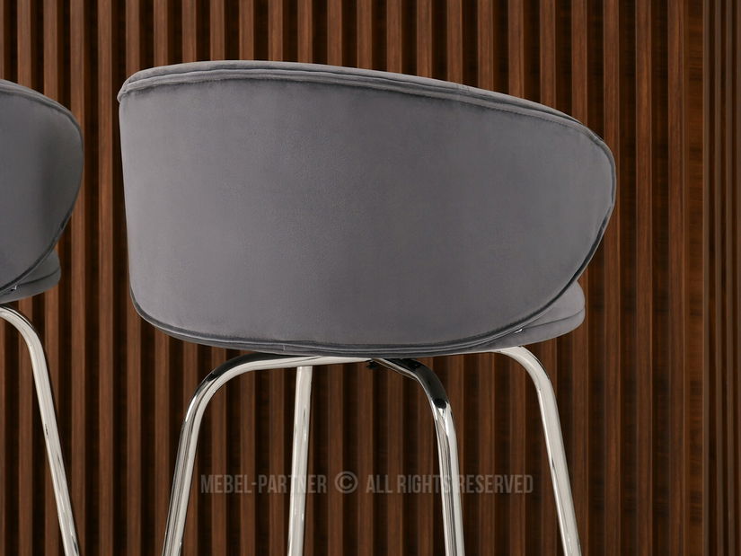 Scaun Jared (grafit + auriu)