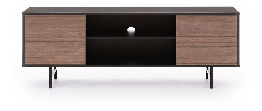 TV stolić Presto RTV (crna mat + captains deck)