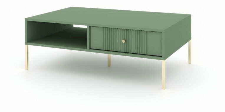 Măsuță cafea Isae 2S (Verde + Auriu)