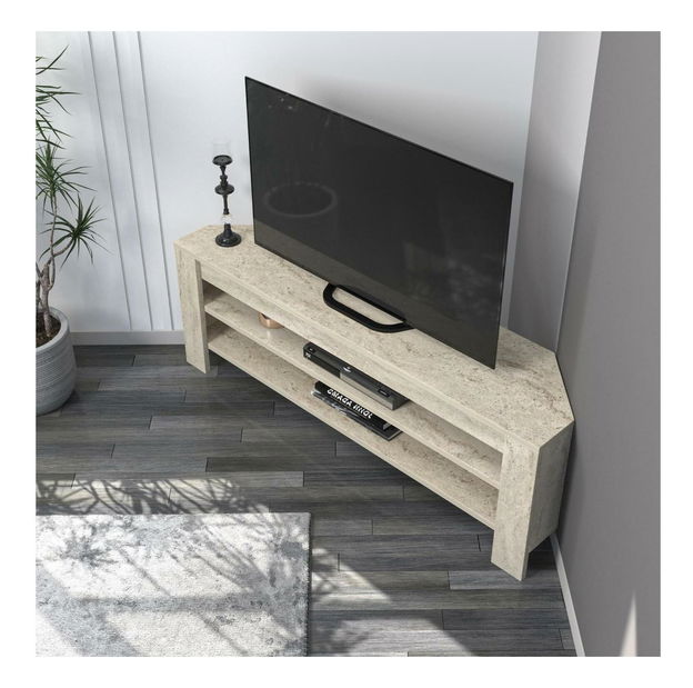Masă TV/Dulap Cornette (travertin)