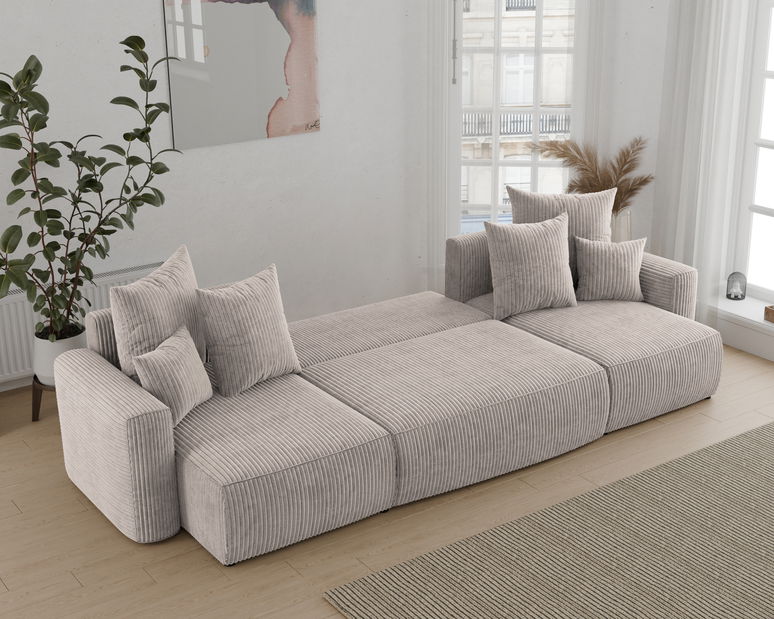 Kutna garnitura Denia U (svijetlosmeđa)