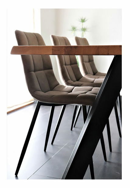 Jedálenská stolička Miveria 1 (hnedá)