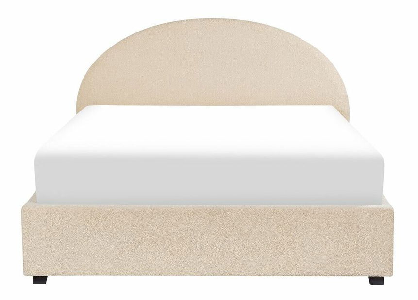 Manželská posteľ 140 cm Verena (béžová) (s roštom a úložným priestorom)