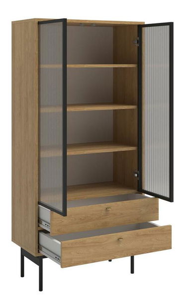 Vitrina Oscar O1 (prirodni hikor)