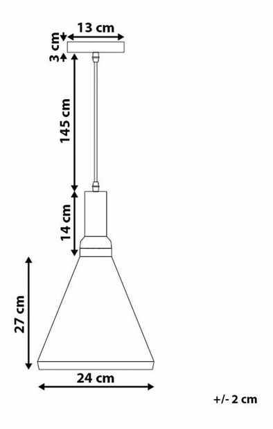 Viseća svjetiljka Macza (bijela)