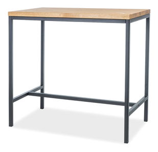 Jedálenský stôl Marisela (dub + čierna) (pre 4 osoby)