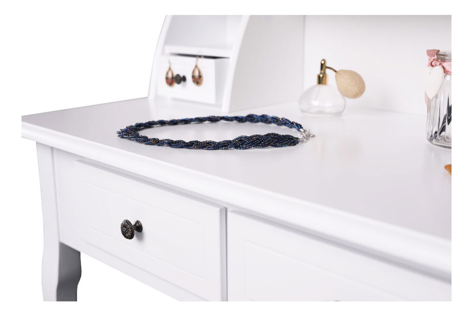 Toaletný stolík Rodno (biela)