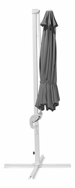 Záhradný slnečník 300 cm SAVISSI (hliník) (tmavosivá)