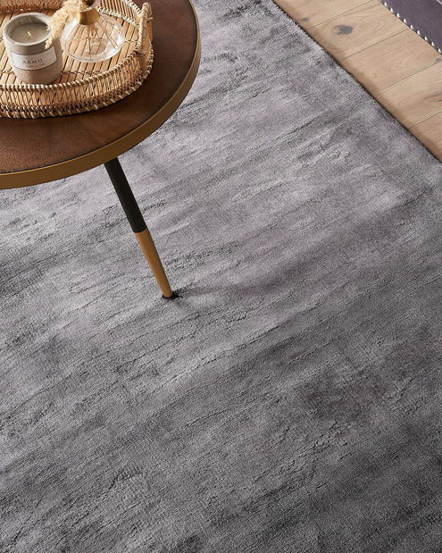 Koberec 140x200 cm GARI II (látka) (tmavosivá)