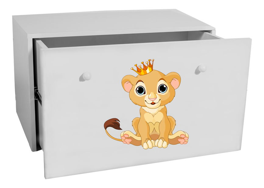 Box de depozitare pentru copii Ione (Alb)