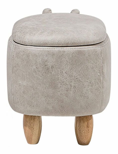 Taburet Hilsa (gri deschis)