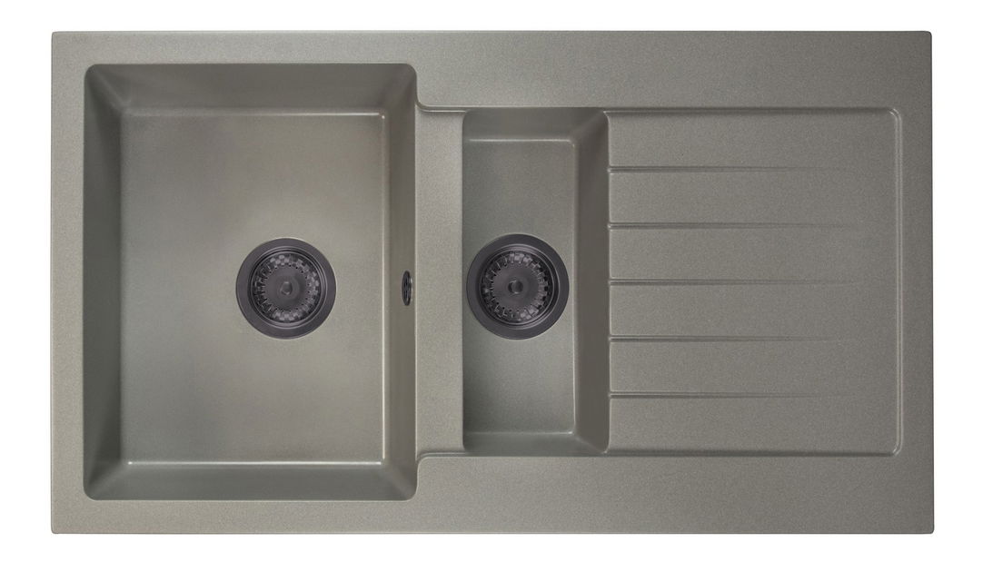 Kuhinjski sudoper Altava (siva) (sa 2 otvora za bateriju) (D)