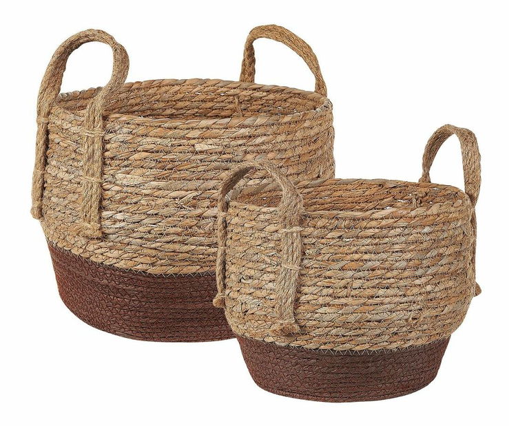 Sada 2 kvetináčov Paal (prírodná)