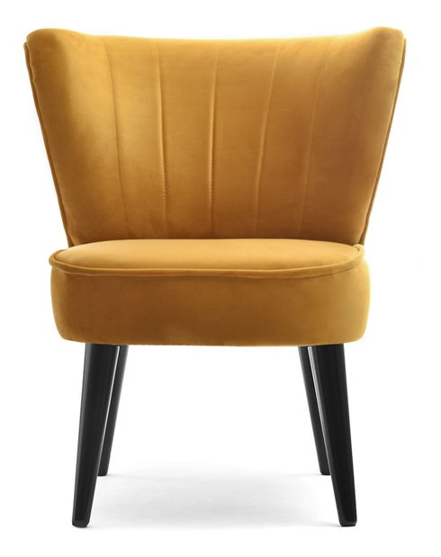 Relaxačné kreslo Arginteno (medová + čierna)