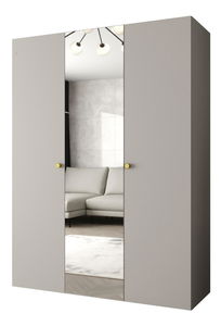 Ormar za garderobu 150 cm Parna 2 (kašmir + zlatna)
