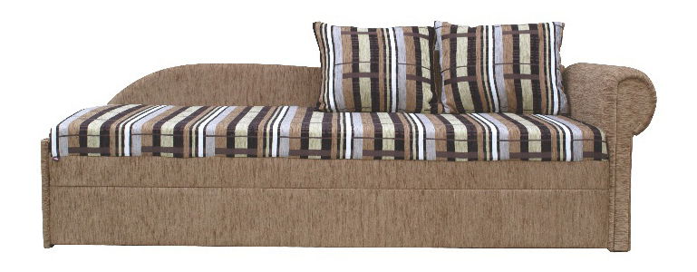 Pohovka trojsedačka Aga D arena hnedá (P)