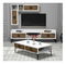 Set mobilier living Simba (alb + nuc)