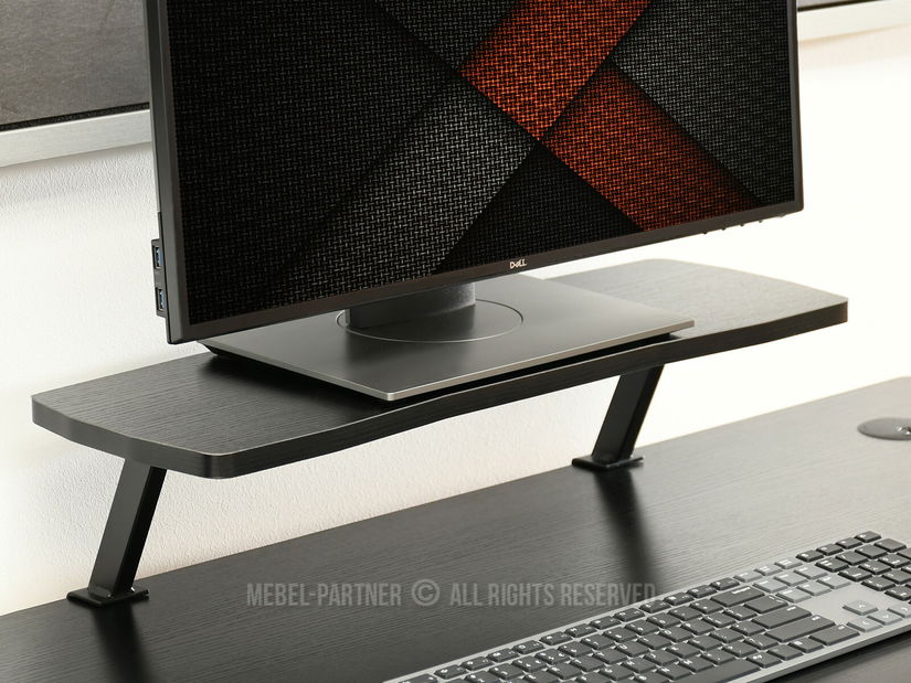 PC stolík Matts 115 (čierne drevo + čierna)