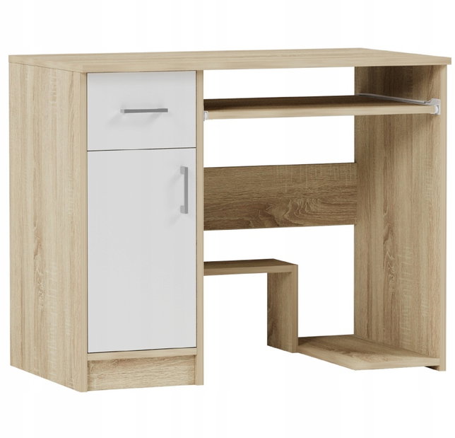 PC stol Nolgo (hrast sonoma + bijela)