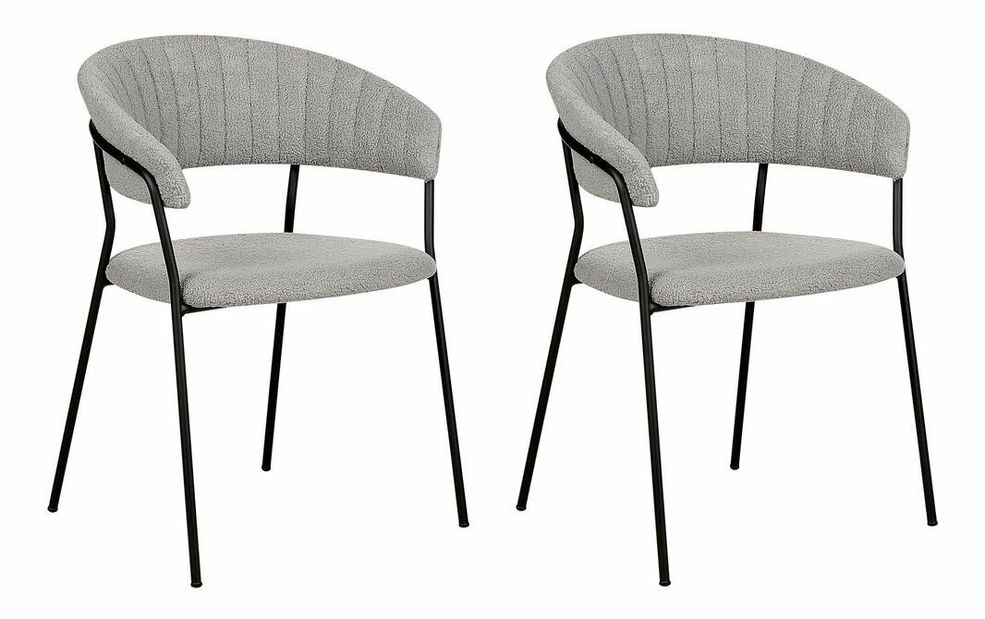 Set 2 ks jedálenských stoličiek Marza (sivá)