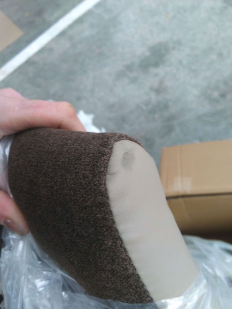 Étkezőszék Gernada new (barna + bézs + króm) *bazár