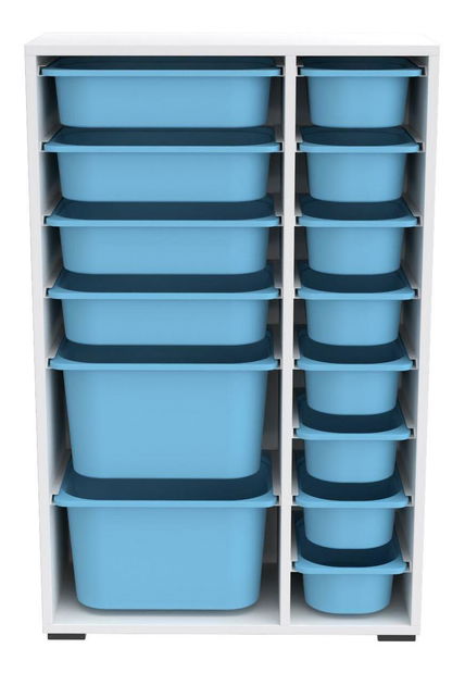 Organizator za igračke Dremonka 7 (plava + bijela)