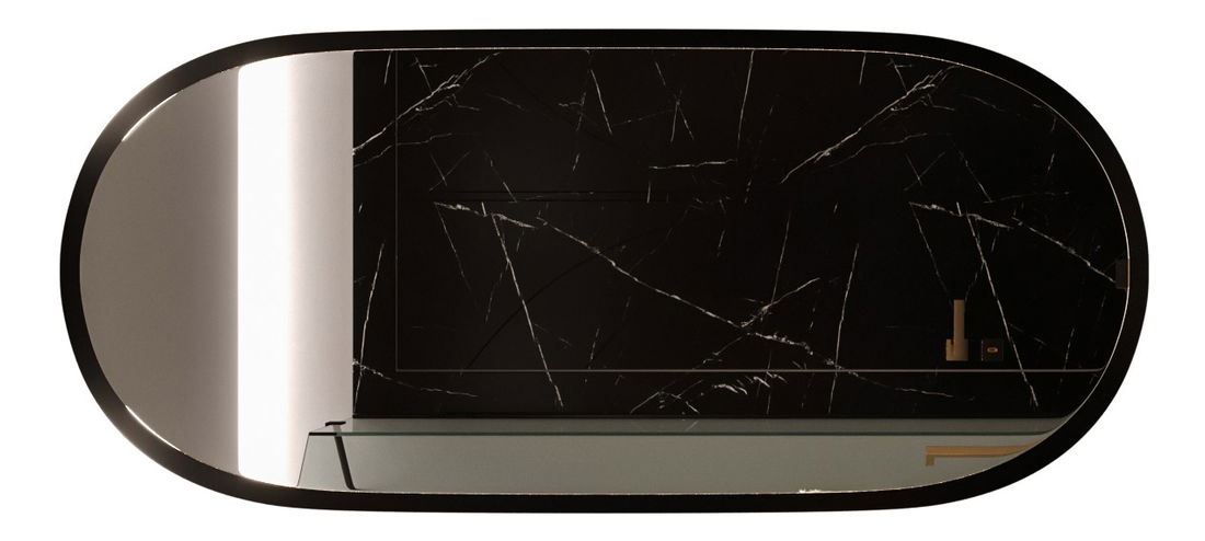 Ogledalo Bexar (crna mat)
