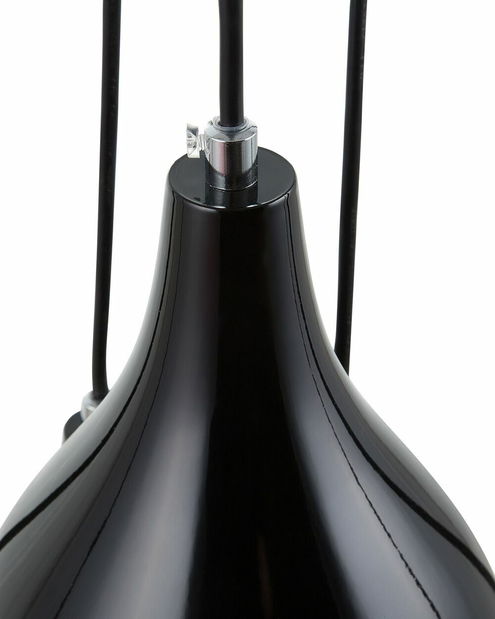 Závesná lampa Sendai (čierna)