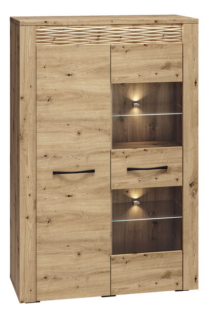 Vitrină Anika 5 (stejar artisan)