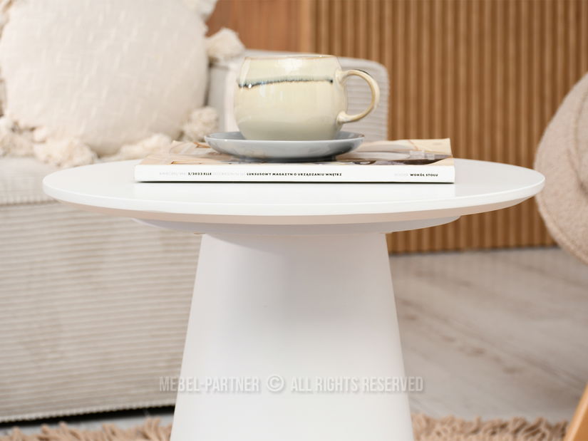 Măsuță de cafea Otava 45 (alb)