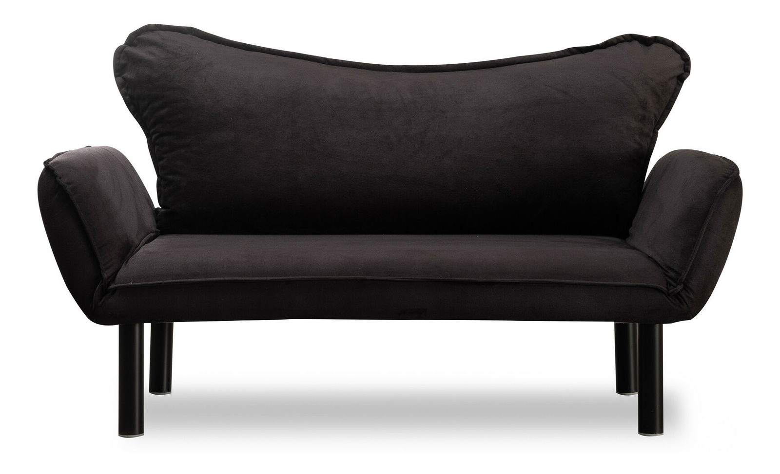 Széthúzható kétszemélyes kanapé Chatty (fekete)