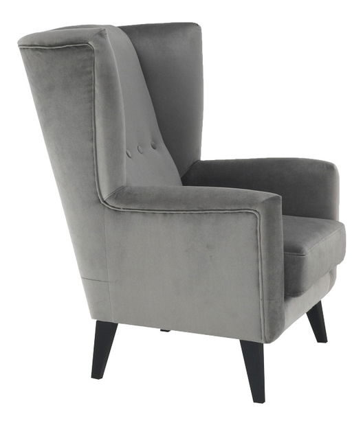 Fotel Rodeza Kronos 15 (Világosszürke + Fekete) 