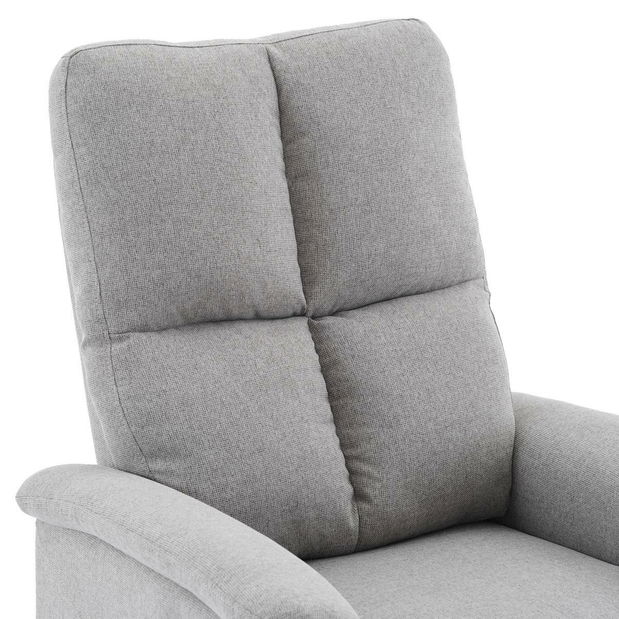 Podesiva fotelja Temor (svijetlosiva)