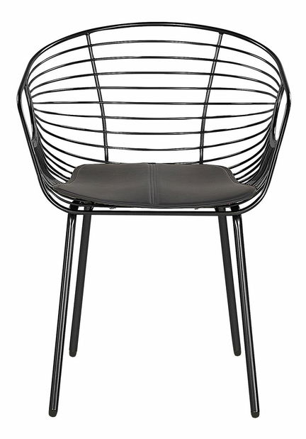 Set 2 ks. jedálenských stoličiek HABIR (čierna)