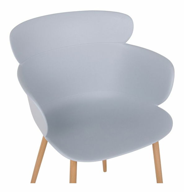 Set 2 ks. jedálenských stoličiek SULLY (sivá)