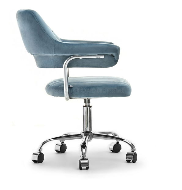 Stolica Merylyn (plava + krom)