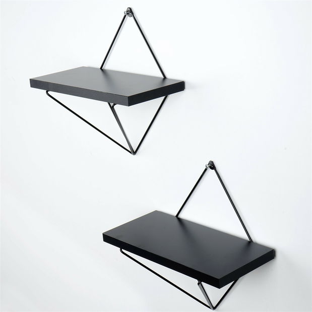 Raft de perete We 1 (negru)