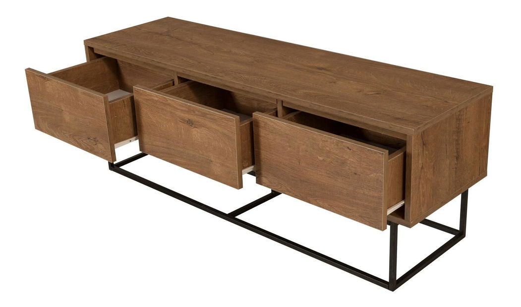 Set mobilier living Laxi 15 (nuc + negru)