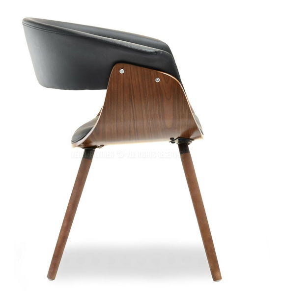 Stolica Enzo K (tamni orah + orah)